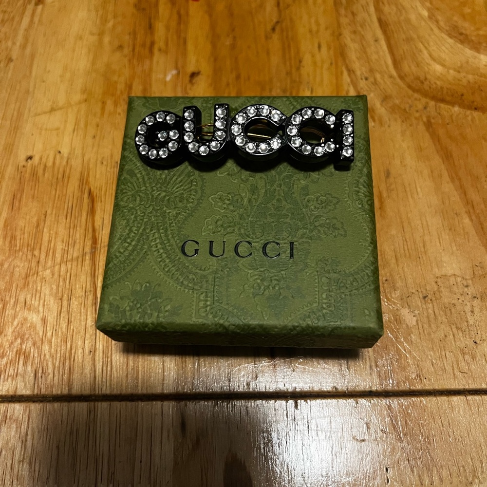 Crystal Gucci Hair Slide - Picture 6 of 7